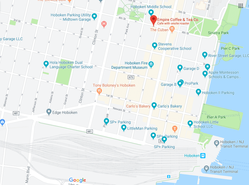 Map of Downtown Hoboken